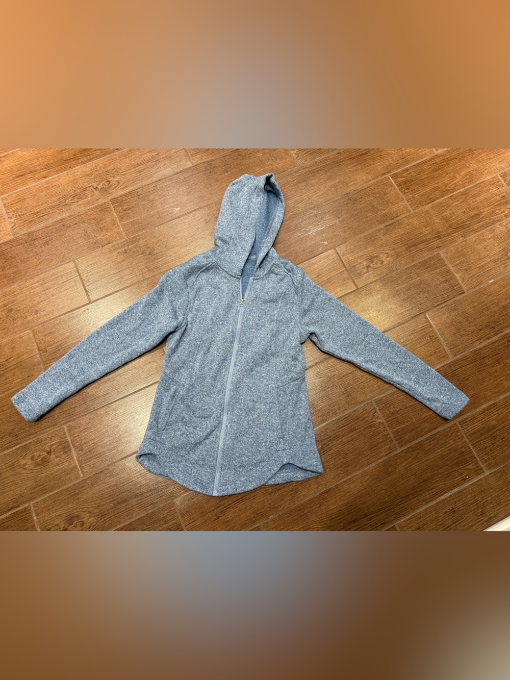 Eddie Bauer Women's Blue Full-Zip Hooded Jacket